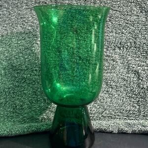 MCM Emerald Green Vase Vintage